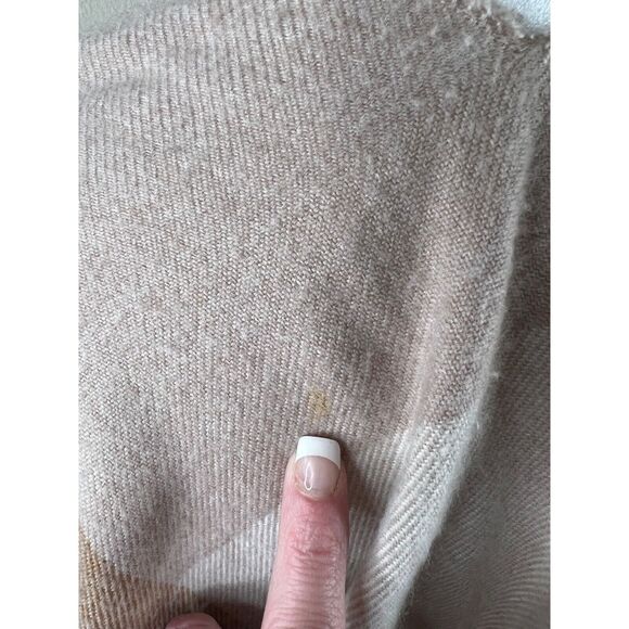 GAP Cozy Geometric Pattern Poncho Southwest Western Boho Lagenlook Fall - Picture 8 of 12